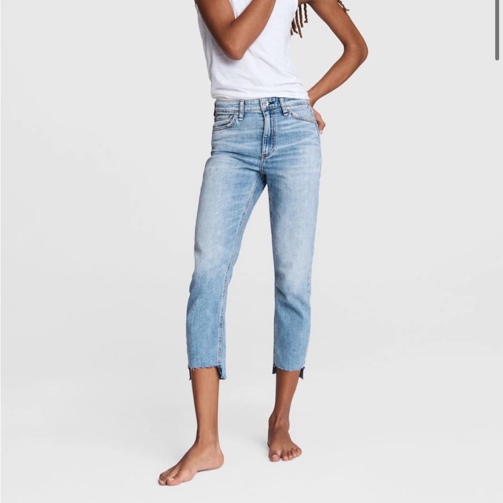 Rag & Bone Nina High-Rise Shorty Cigarette - Alexis